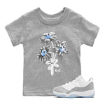 Air Jordan 11 White Cement balloon bouquet Baby and Kids Sneaker Tees Air Jordan 11 Cement Grey Kids Sneaker Tees Size Chart