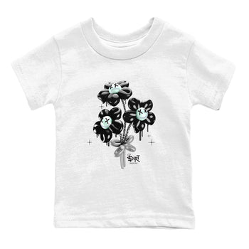 3s Green Glow shirt to match jordans Balloon Bouquet sneaker tees Air Jordan 3 Green Glow SNRT sneaker release tees baby toddler White 2 cotton Shirt