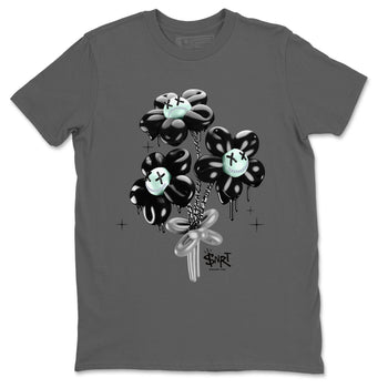 3s Green Glow shirt to match jordans Balloon Bouquet sneaker tees Air Jordan 3 Green Glow SNRT Sneaker Release Tees unisex cotton Cool Grey 2 crew neck shirt