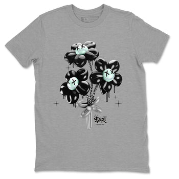 3s Green Glow shirt to match jordans Balloon Bouquet sneaker tees Air Jordan 3 Green Glow SNRT Sneaker Release Tees unisex cotton Heather Grey 2 crew neck shirt