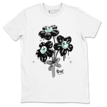3s Green Glow shirt to match jordans Balloon Bouquet sneaker tees Air Jordan 3 Green Glow SNRT Sneaker Release Tees unisex cotton White 2 crew neck shirt