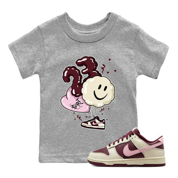 Dunk Valentines Day Sneaker Match Tees Balloon Sneaker Tees Nike Dunk Valentine's Day Sneaker SNRT Sneaker Tees Kids Shirts