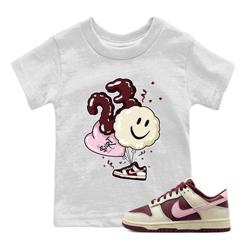 Dunk Valentines Day Sneaker Match Tees Balloon Sneaker Tees Nike Dunk Valentine's Day Sneaker SNRT Sneaker Tees Kids Shirts
