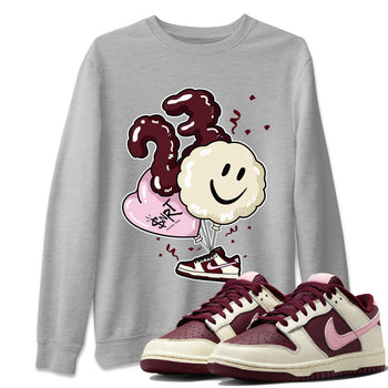 Dunk Valentines Day Sneaker Match Tees Balloon Sneaker Tees Nike Dunk Valentine's Day Sneaker SNRT Sneaker Tees Unisex Shirts