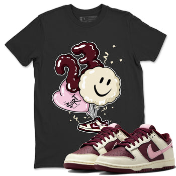 Dunk Valentines Day Sneaker Match Tees Balloon Sneaker Tees Nike Dunk Valentine's Day Sneaker SNRT Sneaker Tees Unisex Shirts