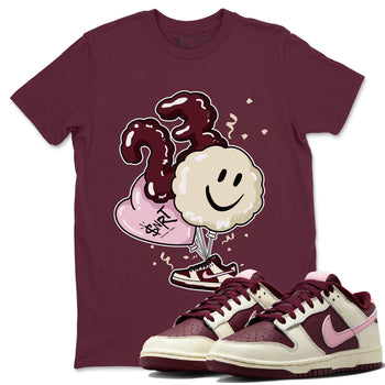 Dunk Valentines Day Sneaker Match Tees Balloon Sneaker Tees Nike Dunk Valentine's Day Sneaker SNRT Sneaker Tees Unisex Shirts