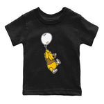 Air Jordan 13 Wheat shirt to match jordans Balloon Ride sneaker tees 13s Wheat SNRT Sneaker Release Tees Baby Toddler Black 2 T-Shirt