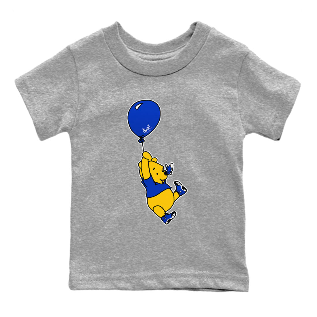 AJ14 Laney shirt to match jordans Balloon Ride sneaker tees Air Jordan 14 Laney SNRT Sneaker Release Tees Baby Toddler Heather Grey 2 T-Shirt