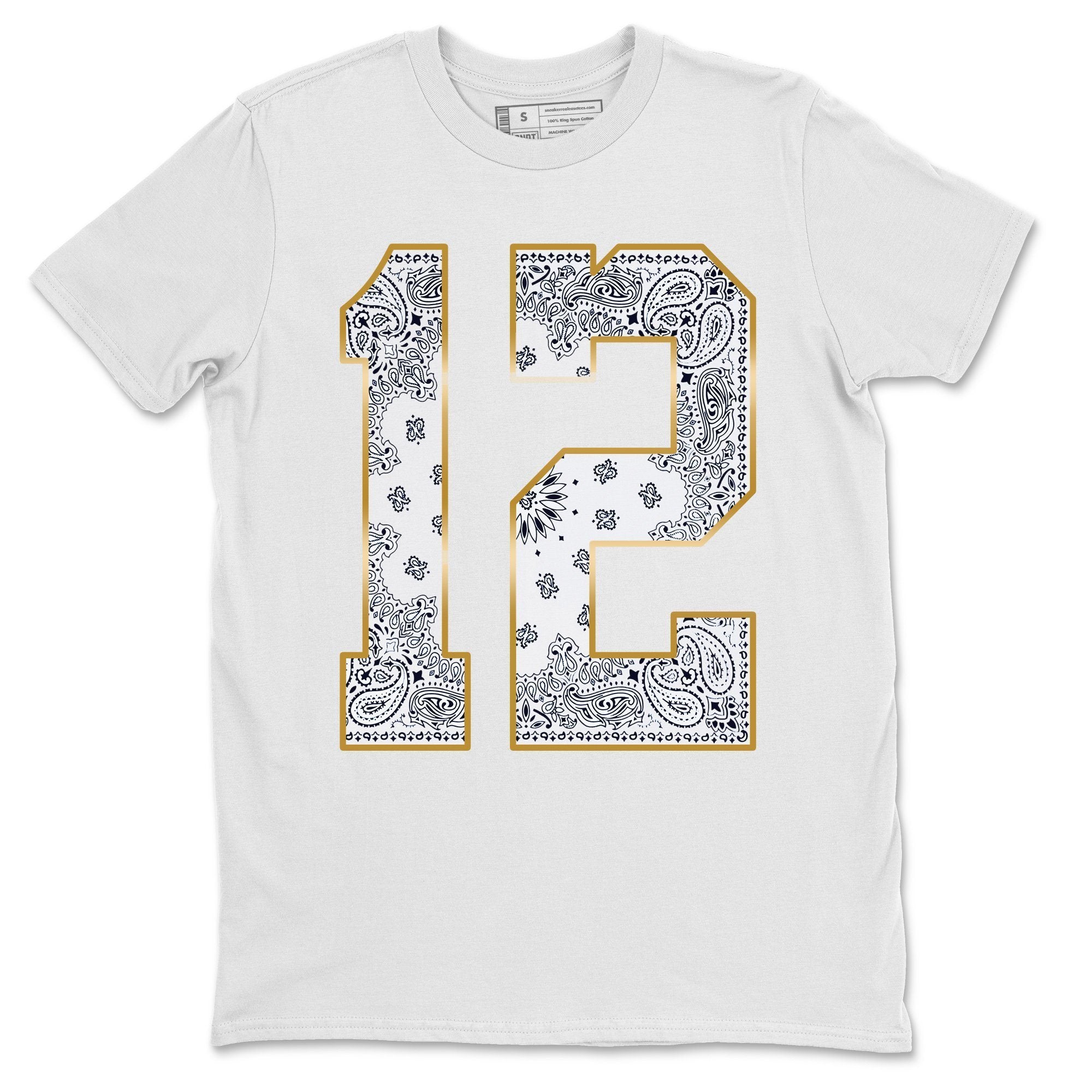 Jordan 12 Royalty Sneaker Match Tees Bandana 12 Sneaker Tees Jordan 12 Royalty Sneaker Release Tees Unisex Shirts