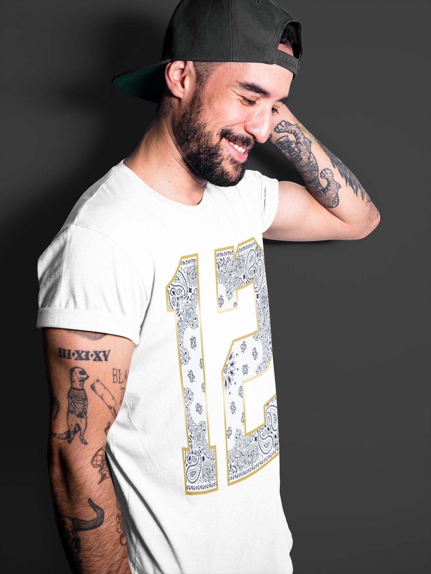 Jordan 12 Royalty Sneaker Match Tees Bandana 12 Sneaker Tees Jordan 12 Royalty Sneaker Release Tees Unisex Shirts