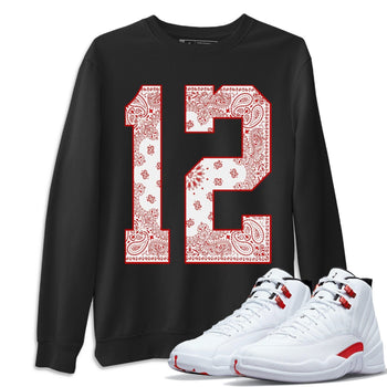 Jordan 12 Twist Sneaker Match Tees Bandana 12 Sneaker Tees Jordan 12 Twist Sneaker Release Tees Unisex Shirts