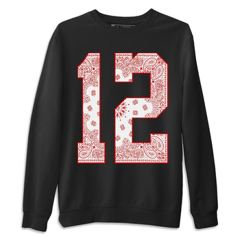 Jordan 12 Twist Sneaker Match Tees Bandana 12 Sneaker Tees Jordan 12 Twist Sneaker Release Tees Unisex Shirts