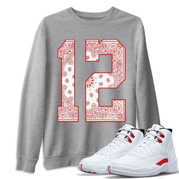 Jordan 12 Twist Sneaker Match Tees Bandana 12 Sneaker Tees Jordan 12 Twist Sneaker Release Tees Unisex Shirts