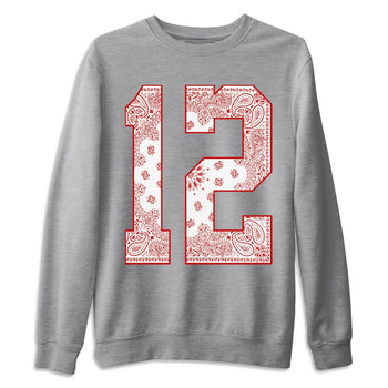 Jordan 12 Twist Sneaker Match Tees Bandana 12 Sneaker Tees Jordan 12 Twist Sneaker Release Tees Unisex Shirts