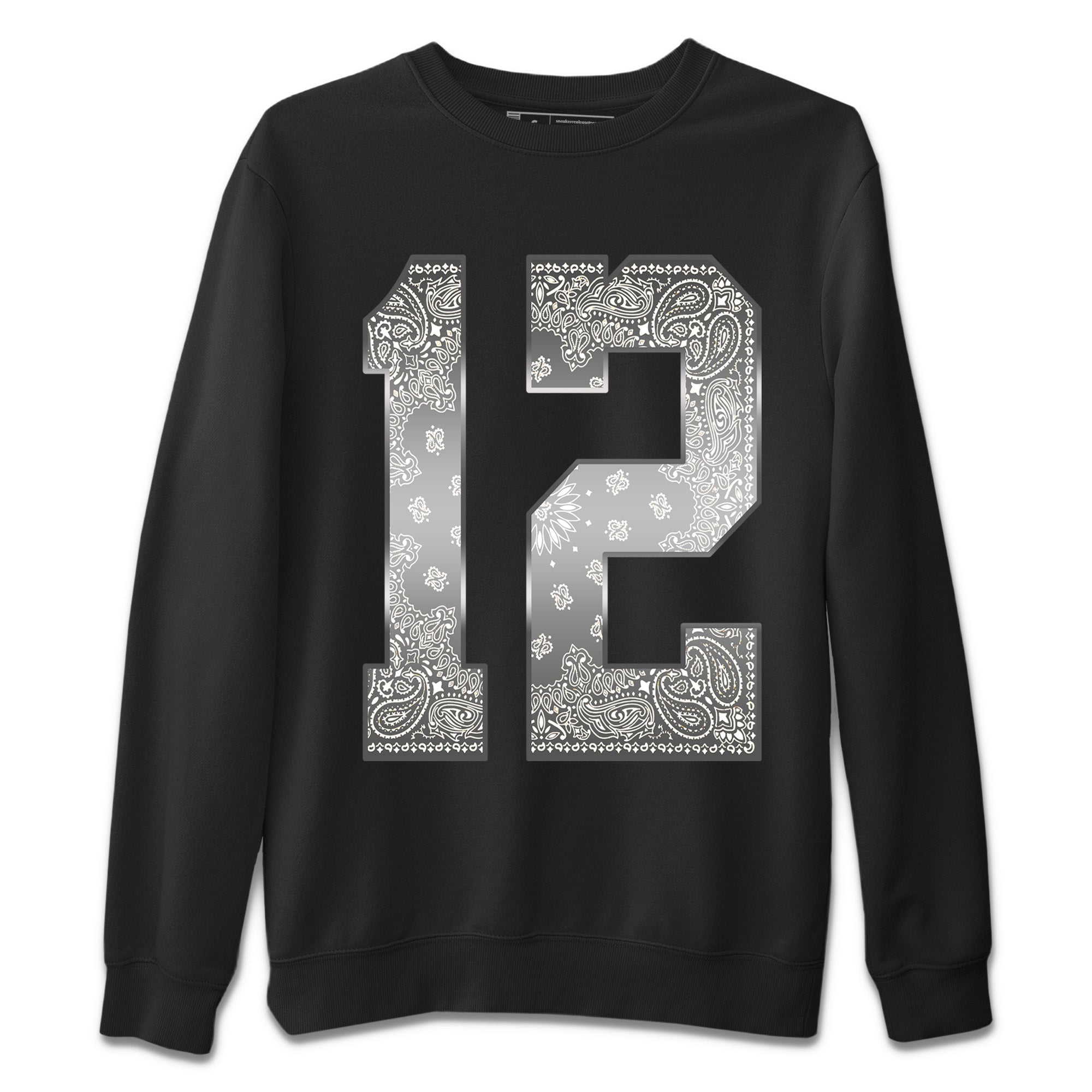 Jordan 12 Stealth Sneaker Match Tees Bandana 12 Sneaker Tees Jordan 12 Stealth Sneaker Release Tees Unisex Shirts