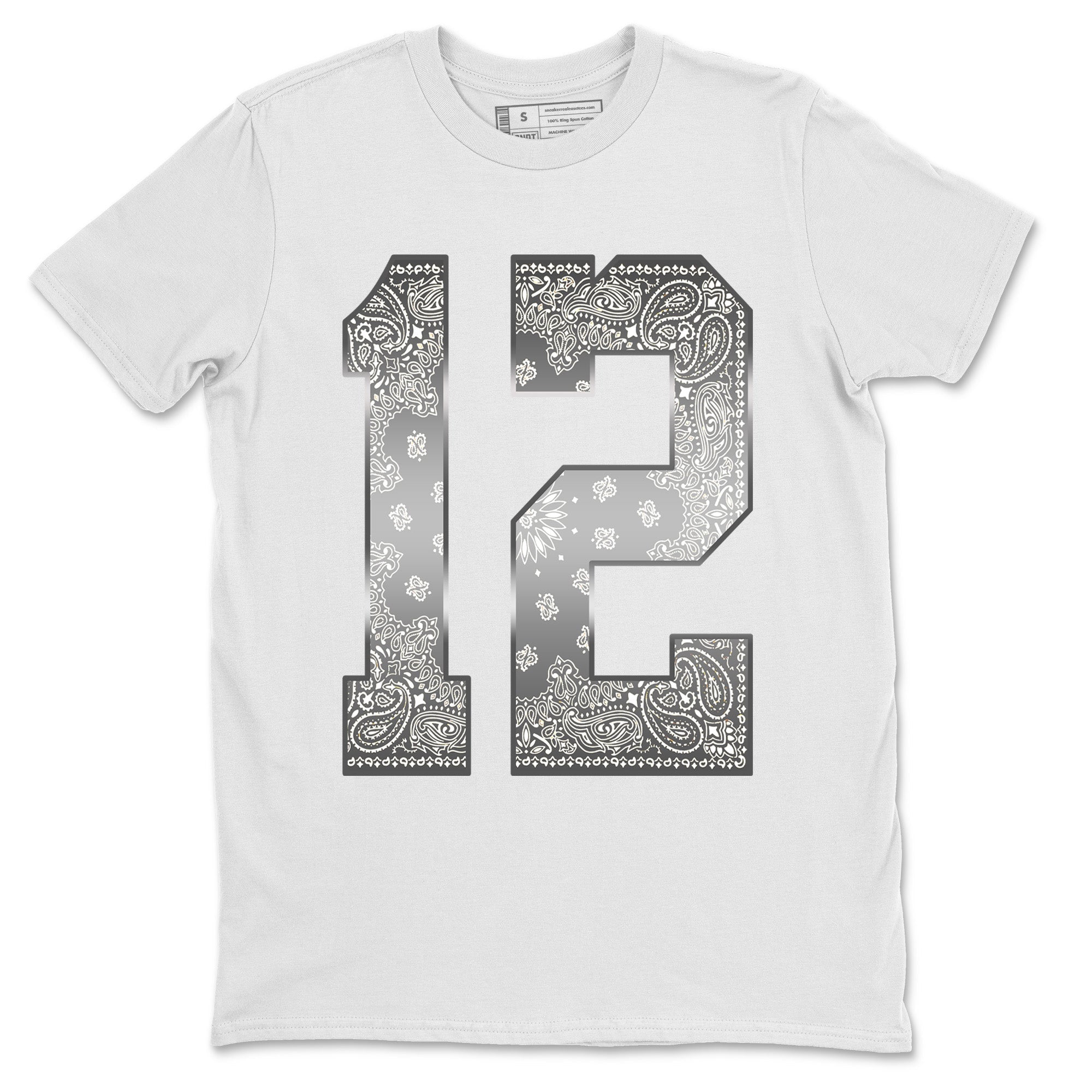 Jordan 12 Stealth Sneaker Match Tees Bandana 12 Sneaker Tees Jordan 12 Stealth Sneaker Release Tees Unisex Shirts