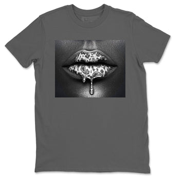 Jordan 1 Silver Toe Sneaker Match Tees Bandana Lips Sneaker Tees Jordan 1 Silver Toe Sneaker Release Tees Unisex Shirts