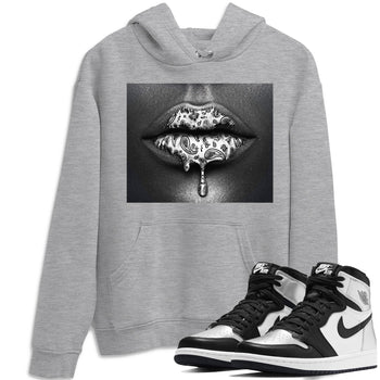 Jordan 1 Silver Toe Sneaker Match Tees Bandana Lips Sneaker Tees Jordan 1 Silver Toe Sneaker Release Tees Unisex Shirts