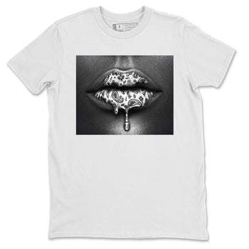 Jordan 1 Silver Toe Sneaker Match Tees Bandana Lips Sneaker Tees Jordan 1 Silver Toe Sneaker Release Tees Unisex Shirts
