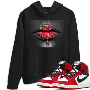 Jordan 1 Chicago Sneaker Match Tees Bandana Lips Sneaker Tees Jordan 1 Chicago Sneaker Release Tees Unisex Shirts