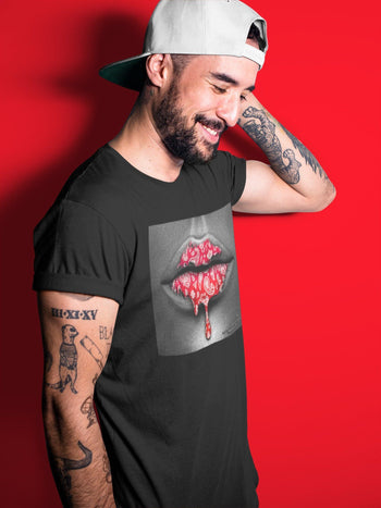Jordan 1 Chicago Sneaker Match Tees Bandana Lips Sneaker Tees Jordan 1 Chicago Sneaker Release Tees Unisex Shirts