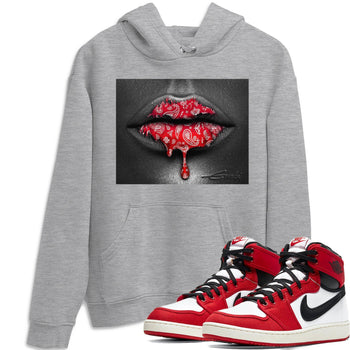 Jordan 1 Chicago Sneaker Match Tees Bandana Lips Sneaker Tees Jordan 1 Chicago Sneaker Release Tees Unisex Shirts