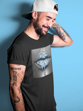 Jordan 1 University Blue Sneaker Match Tees Bandana Lips Sneaker Tees Jordan 1 University Blue Sneaker Release Tees Unisex Shirts