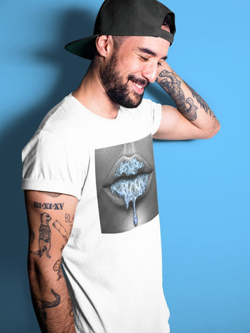 Jordan 1 University Blue Sneaker Match Tees Bandana Lips Sneaker Tees Jordan 1 University Blue Sneaker Release Tees Unisex Shirts