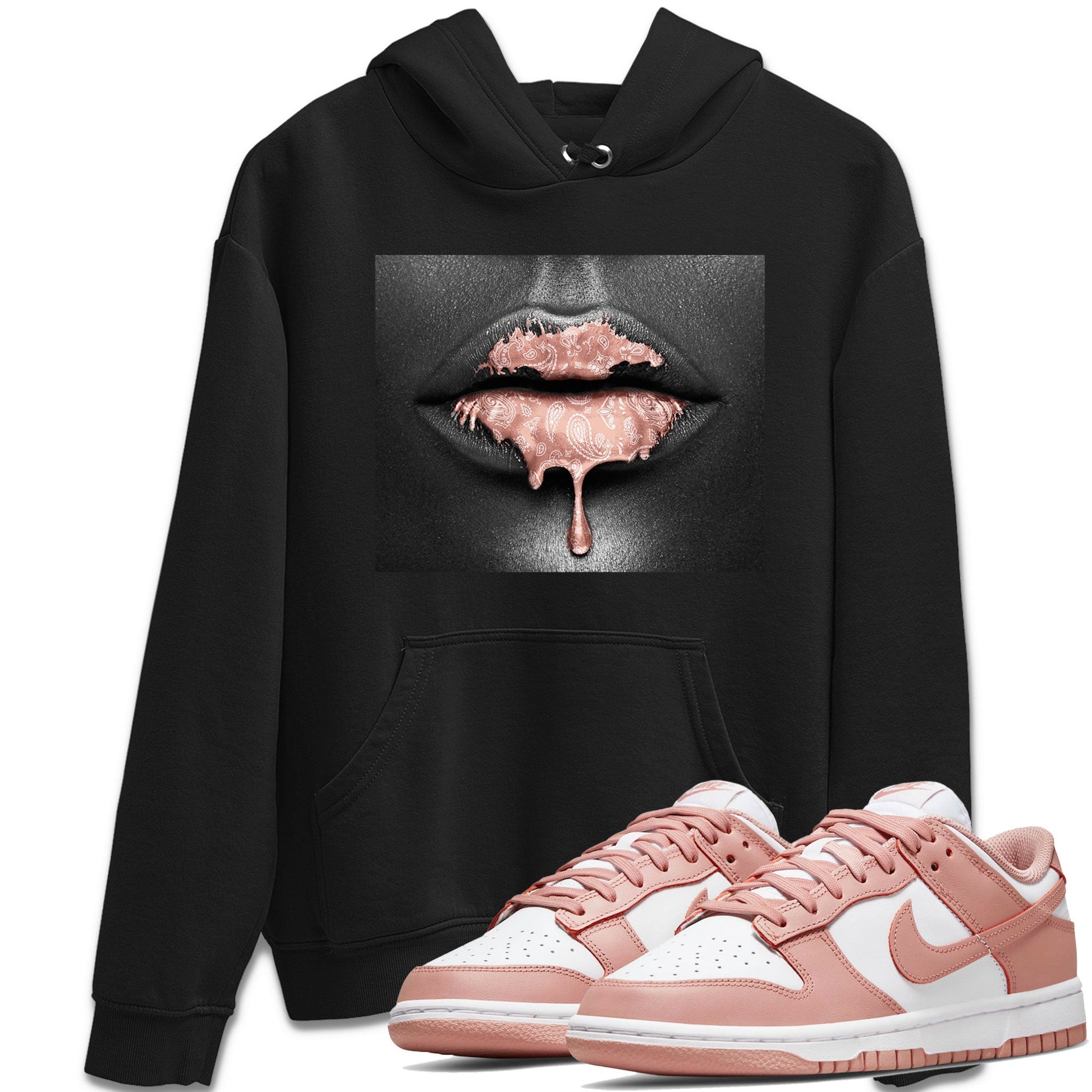 Dunk Low WMNS Rose Whisper shirt to match jordans Bandana Lips sneaker tees Dunk Rose Whisper SNRT Sneaker Release Tees Casual Unisex shirts Black 1 T-Shirt