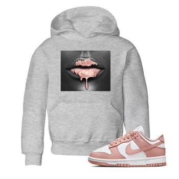 Dunk Low WMNS Rose Whisper shirt to match jordans Bandana Lips sneaker tees Dunk Rose Whisper SNRT Sneaker Release Tees Baby Toddler Kids Heather Grey 1 T-Shirt