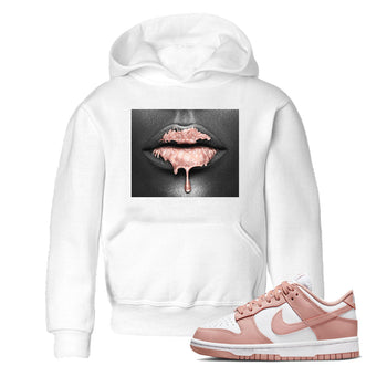 Dunk Low WMNS Rose Whisper shirt to match jordans Bandana Lips sneaker tees Dunk Rose Whisper SNRT Sneaker Release Tees Baby Toddler Kids White 1 T-Shirt