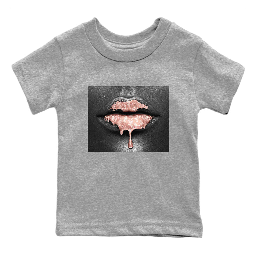 Dunk Low WMNS Rose Whisper shirt to match jordans Bandana Lips sneaker tees Dunk Rose Whisper SNRT Sneaker Release Tees Baby Toddler Kids Heather Grey 2 T-Shirt