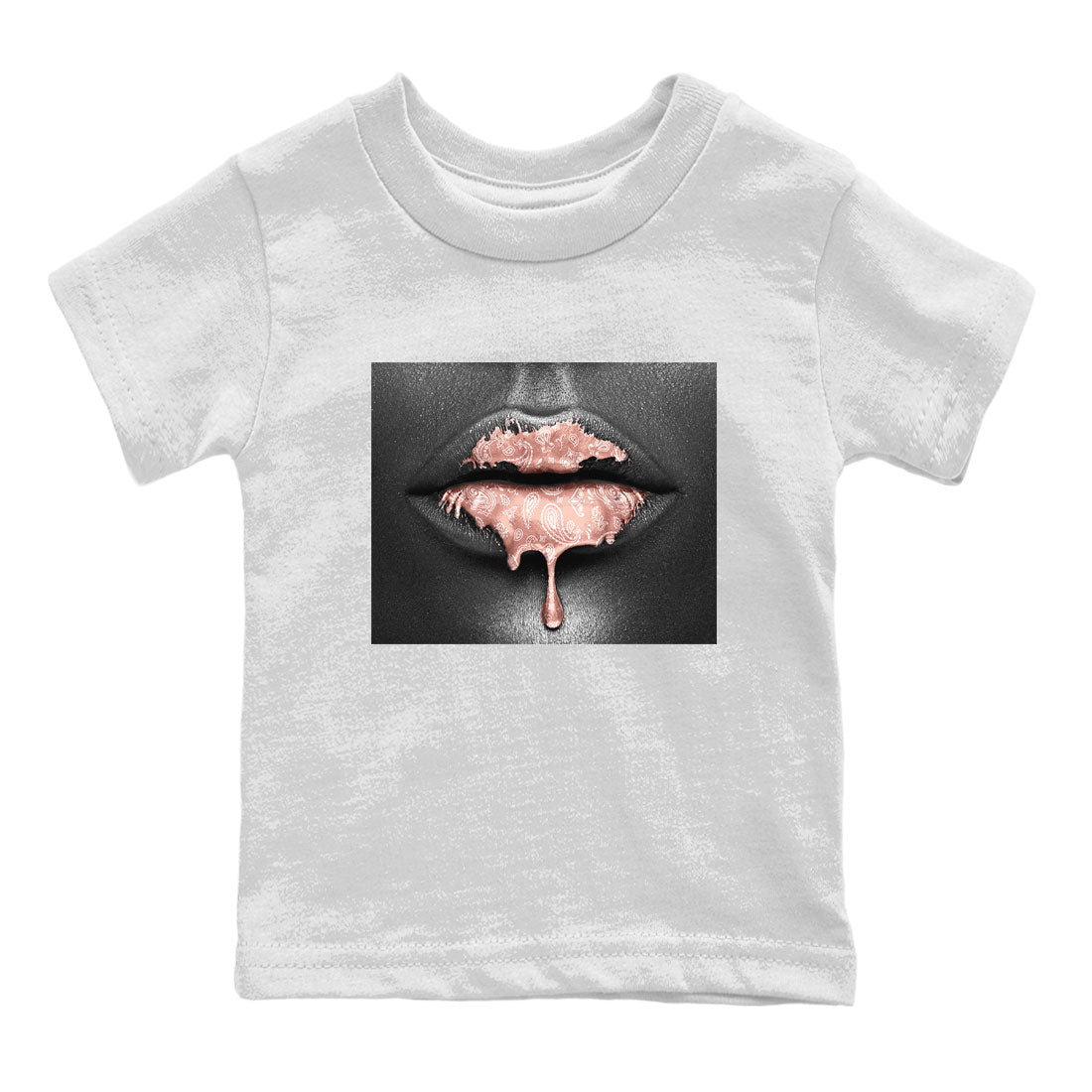Dunk Low WMNS Rose Whisper shirt to match jordans Bandana Lips sneaker tees Dunk Rose Whisper SNRT Sneaker Release Tees Baby Toddler Kids White 2 T-Shirt