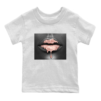 Dunk Low WMNS Rose Whisper shirt to match jordans Bandana Lips sneaker tees Dunk Rose Whisper SNRT Sneaker Release Tees Baby Toddler Kids White 2 T-Shirt