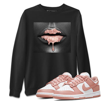 Dunk Low WMNS Rose Whisper shirt to match jordans Bandana Lips sneaker tees Dunk Rose Whisper SNRT Sneaker Release Tees Casual Unisex shirts Black 1 T-Shirt