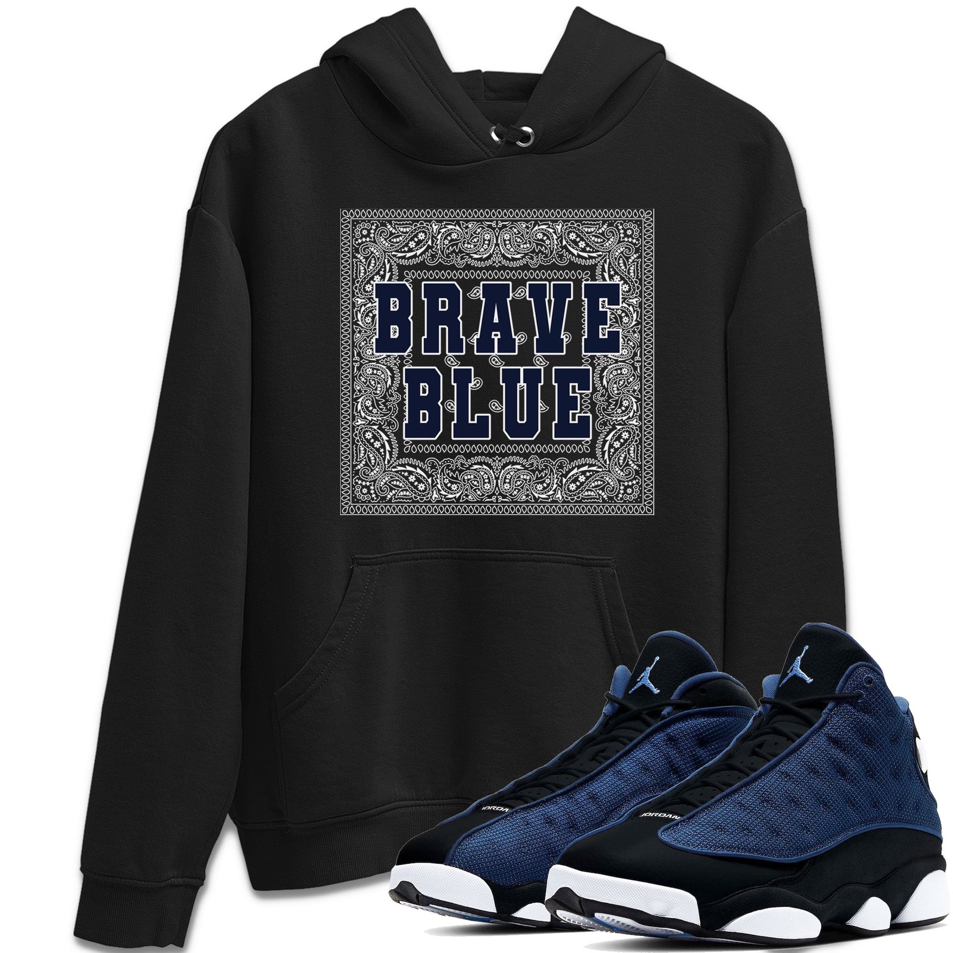 Jordan 13 Brave Blue Sneaker Match Tees Bandana Typo Sneaker Tees Jordan 13 Brave Blue Sneaker Release Tees Unisex Shirts