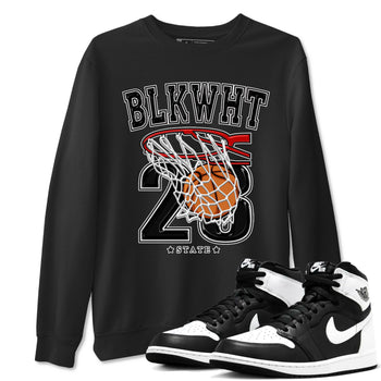 1s Black White shirt to match jordans Basketball sneaker tees Air Jordan 1 Black White SNRT Sneaker Release Tees unisex cotton Black 1 crew neck shirt