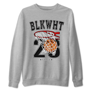 1s Black White shirt to match jordans Basketball sneaker tees Air Jordan 1 Black White SNRT Sneaker Release Tees unisex cotton Heather Grey 2 crew neck shirt
