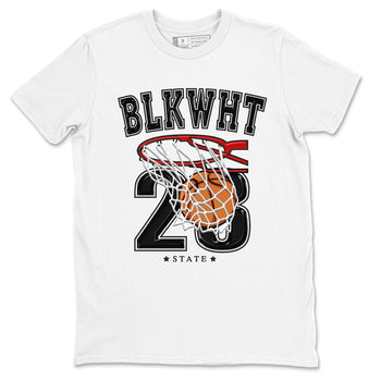 1s Black White shirt to match jordans Basketball sneaker tees Air Jordan 1 Black White SNRT Sneaker Release Tees unisex cotton White 2 crew neck shirt
