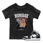 Jordan 1 Homage Sneaker Match Tees Basketball Sneaker Tees Jordan 1 Homage Sneaker Release Tees Kids Shirts