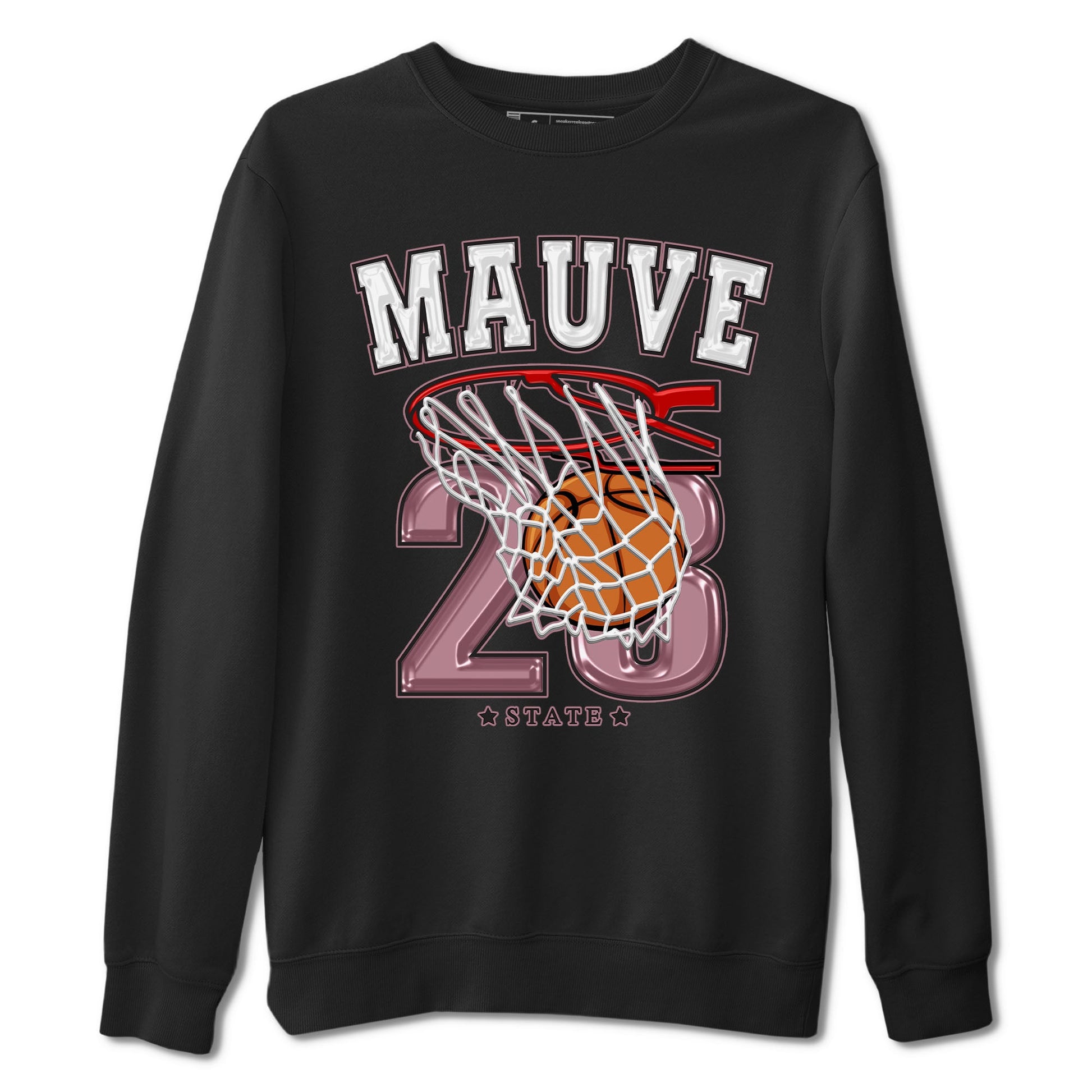 Air Jordan 1 Mauve shirt to match jordans Basketball sneaker tees AJ1 Mauve SNRT Sneaker Tees Sneaker Matching Clothing Brand Unisex Sneaker Tee Black 2 T-Shirt