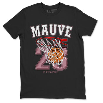 Air Jordan 1 Mauve shirt to match jordans Basketball sneaker tees AJ1 Mauve SNRT Sneaker Tees Sneaker Matching Clothing Brand Unisex Sneaker Tee Black 2 T-Shirt