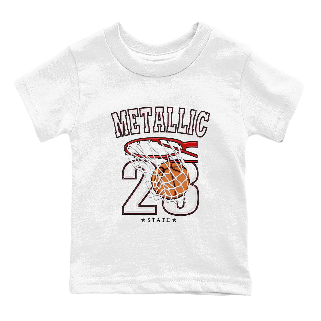 AJ1 Metalic Burgundy shirt to match jordans Basketball sneaker tees Air Jordan 1 Metalic Burgundy SNRT sneaker release tees baby toddler White 2 cotton Shirt
