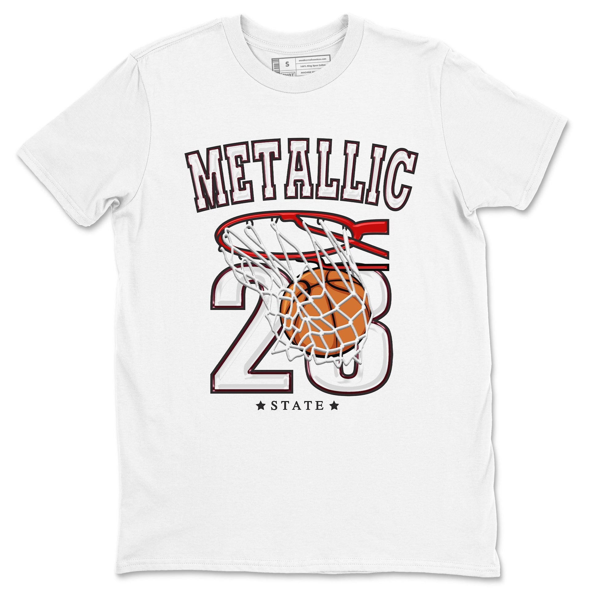 AJ1 Metalic Burgundy shirt to match jordans Basketball sneaker tees Air Jordan 1 Metalic Burgundy SNRT Sneaker Release Tees unisex cotton White 2 crew neck shirt
