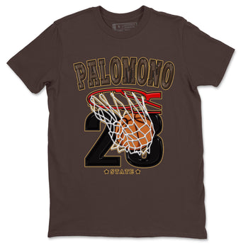 Air Jordan 1 Palomino shirt to match jordans Basketball sneaker tees Crew Neck Jordan 1 Retro High OG Palomino SNRT Sneaker Release Tees Unisex Casual Shirts Dark Chocolate 2 T-Shirt