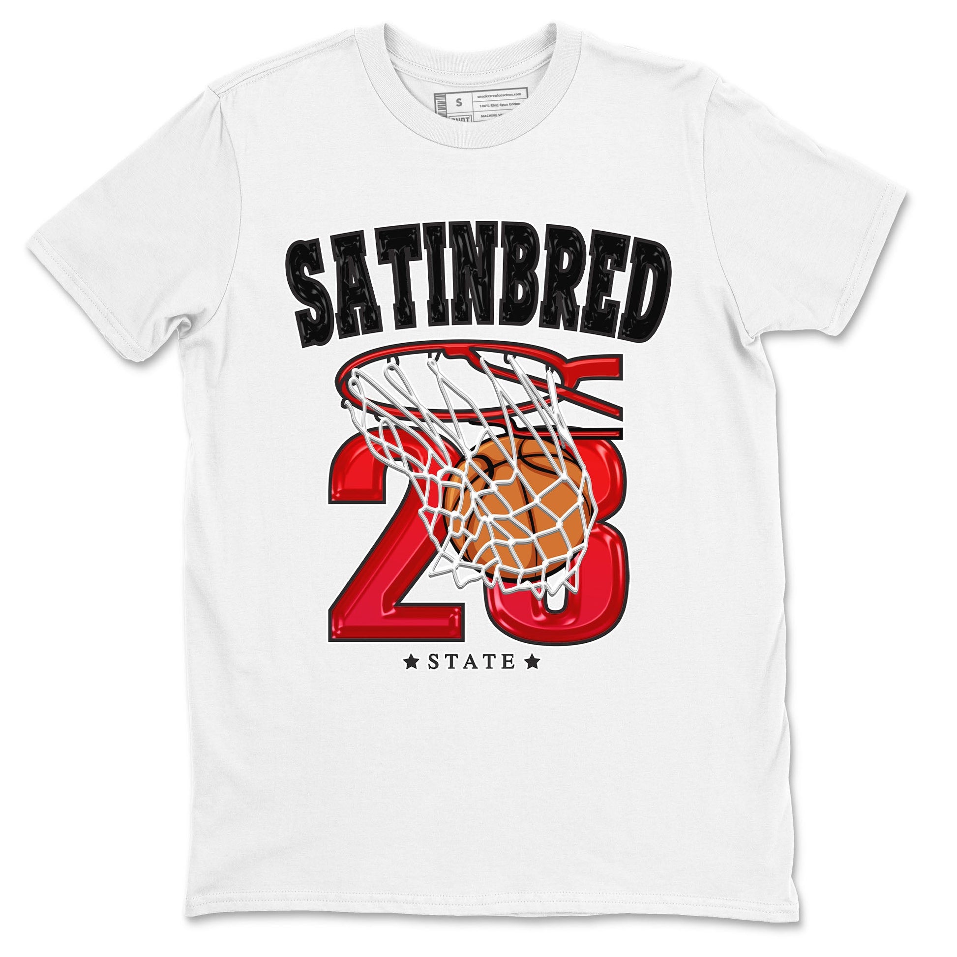 Air Jordan 1 Satin Bred shirt to match jordans Basketball sneaker tees AJ1 Retro Satin Bred SNRT Sneaker Tees Sneaker Matching Clothing Brand Unisex Sneaker Tee White 2 T-Shirt