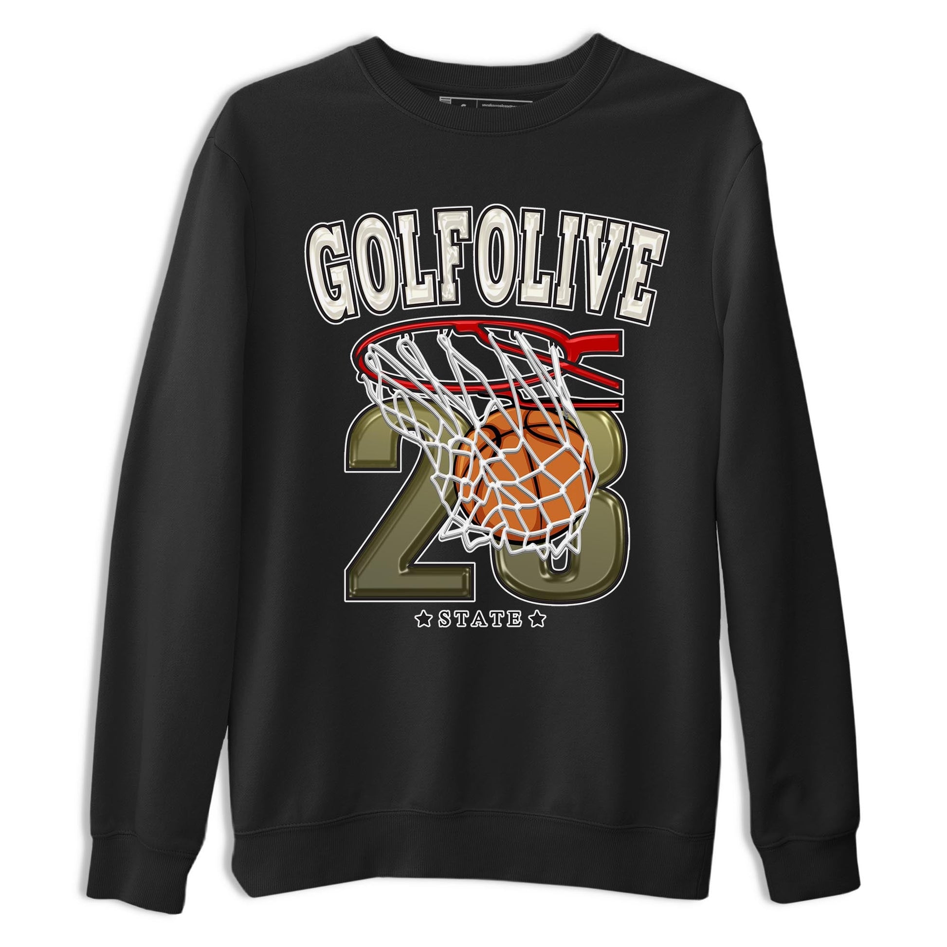 Jordan 1 Low X Travis Scott Golf Olive shirt to match jordans Basketball sneaker release tees Air Jordan 1 Travis Scott Golf Olive SNRT Sneaker Tees Unisex Streetwear Clothing Black 2 T-Shirt