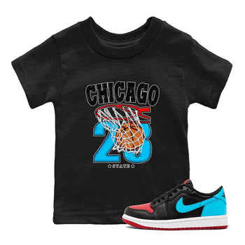 Air Jordan 1 Low UNC to Chicago shirt to match jordans Basketball sneaker tees Air Jordan 1 UNC to Chicago SNRT Sneaker Release Tees Baby Toddler Black 1 T-Shirt