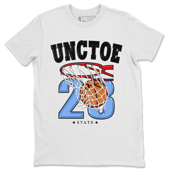 Air Jordan 1 Retro High OG University Blue shirt to match jordans Basketball sneaker tees Air Jordan 1 UNC Toe SNRT Sneaker Release Tees Unisex White 2 T-Shirt
