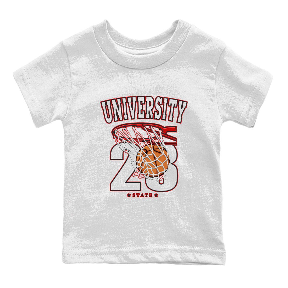 1s Low University Red shirt to match jordans Basketball sneaker tees Air Jordan 1 University Red SNRT Sneaker Tees Sneaker Matching Clothing Brand Baby Toddler White 2 T-Shirt